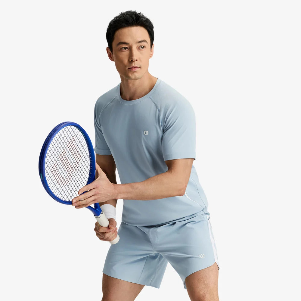 Áo Thun Nam Wilson Daily Performance Tee Blue Fog