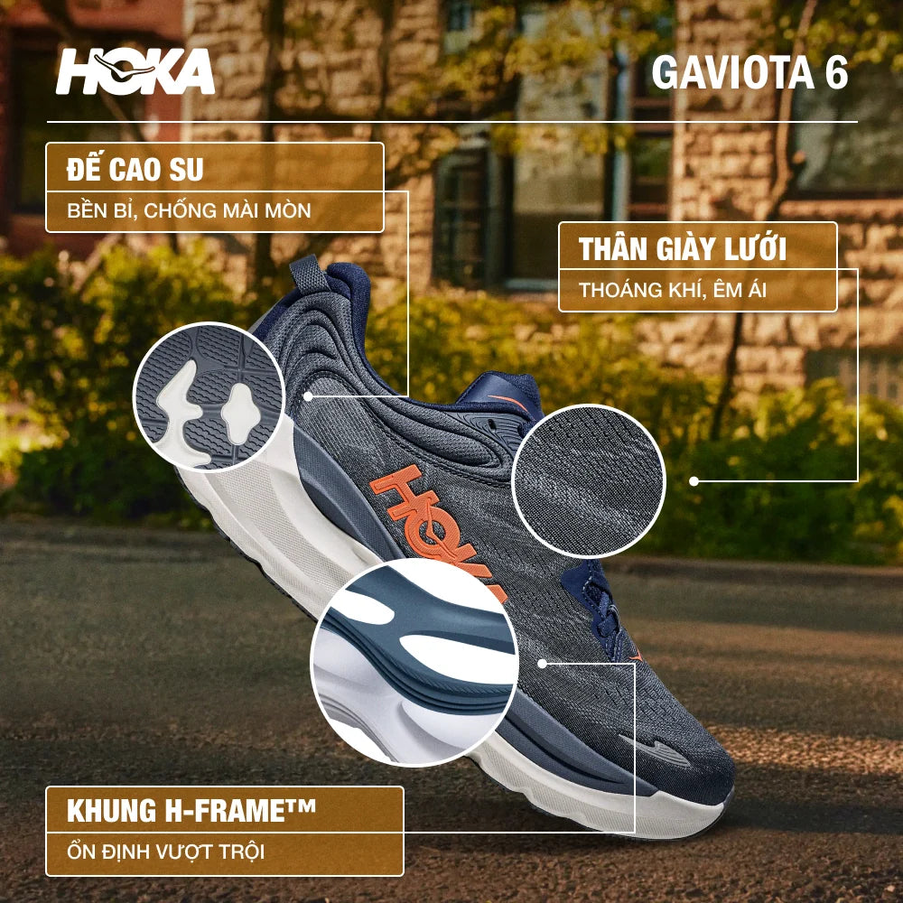 Giày Chạy Bộ Nam HOKA Gaviota 6
