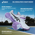 Giày Tennis Nữ Asics Gel-Resolution X Night Energy