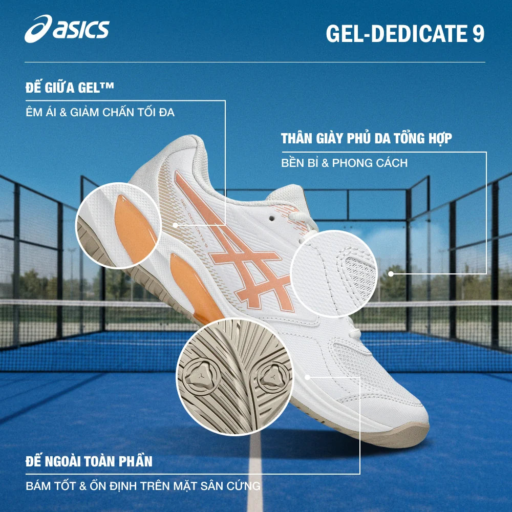 Giày Tennis Nữ Asics Gel-Dedicate 9