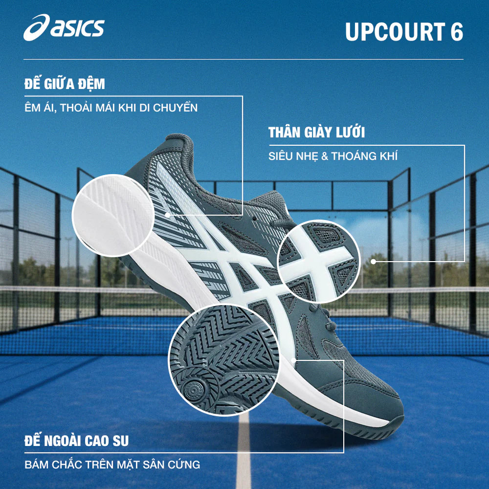 Giày Tennis Nam Asics Upcourt 6