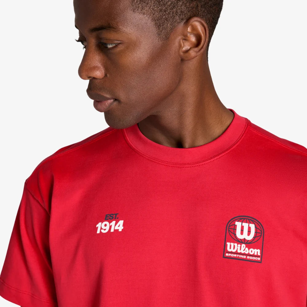 Áo Thun Nam Wilson Classic Cotton Graphic T-Shirt Varsity